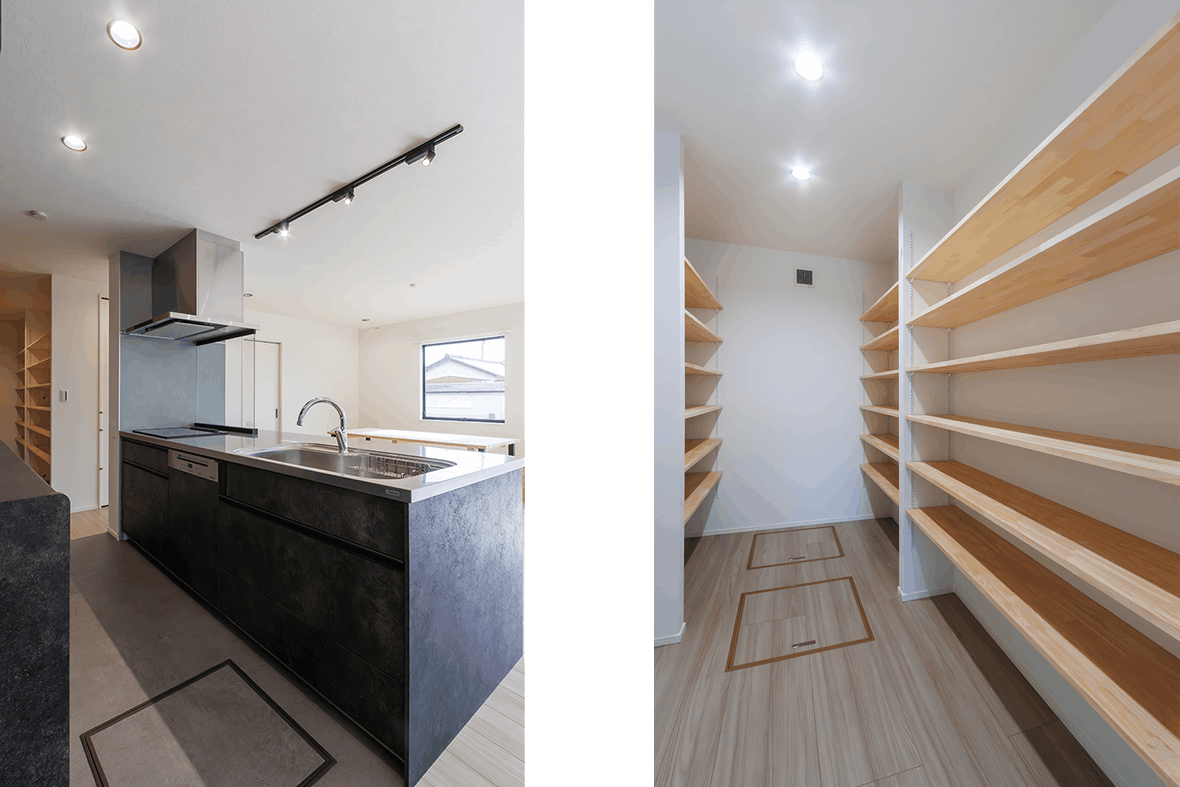 <p>■機能的な間取りと動線</p>